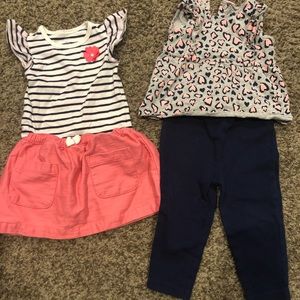 Baby girl Carters outifts